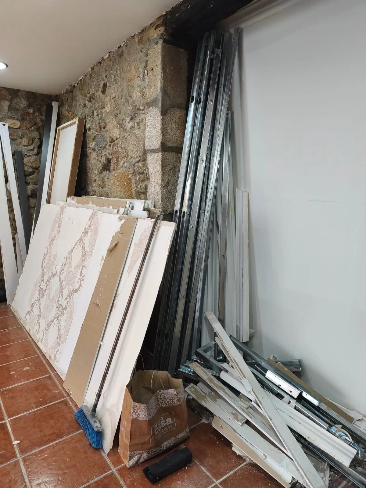 Entulho de Construção e Obra